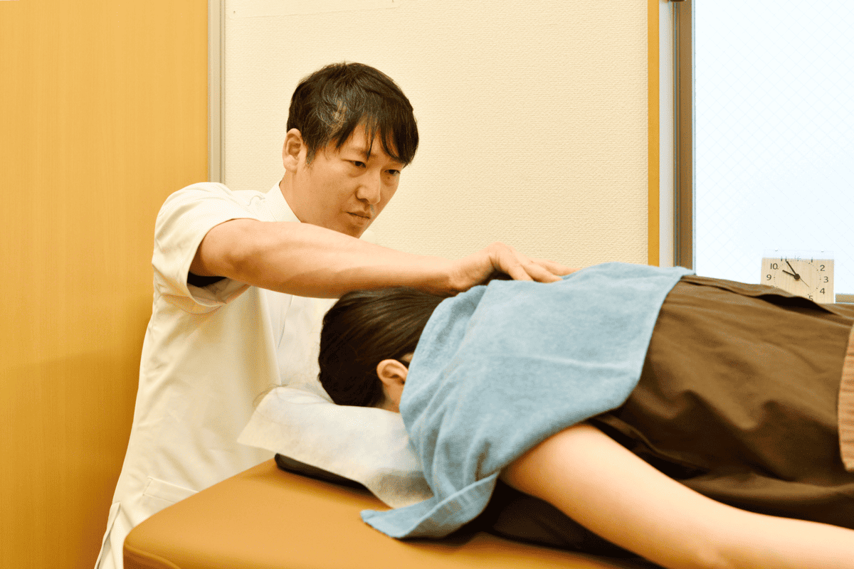 施術の様子