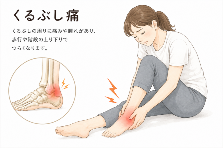 【名古屋市瑞穂区・鍼灸】　左内踝（くるぶし）下痛　足をついたら痛い！が改善した事例｜中澤治療院